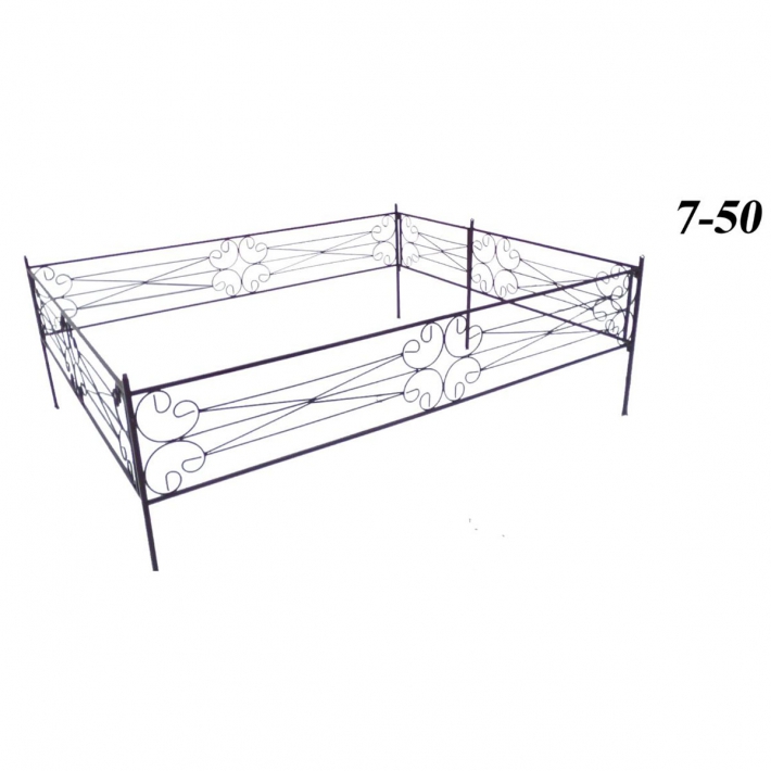 Металлическая ограда 7-50